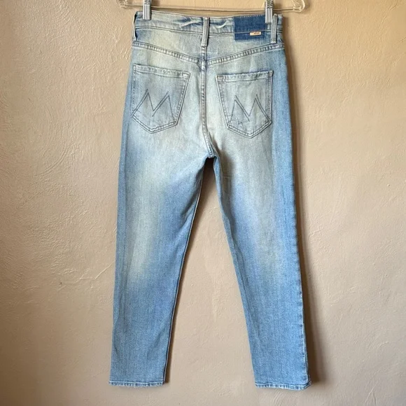 Mother Superior The Tomcat Ankle Light Blue Jeans Size 25 - Picture 3 of 8